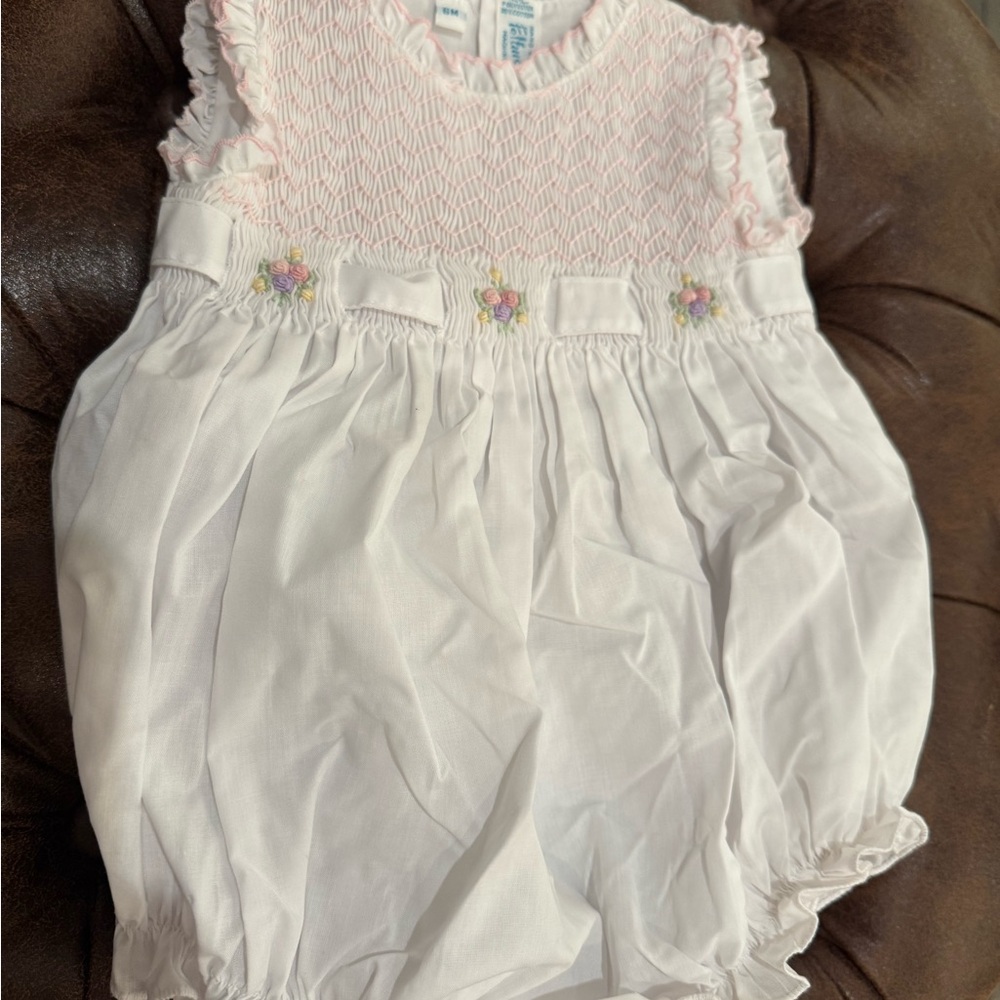 Pink and White Kids Bodysuit